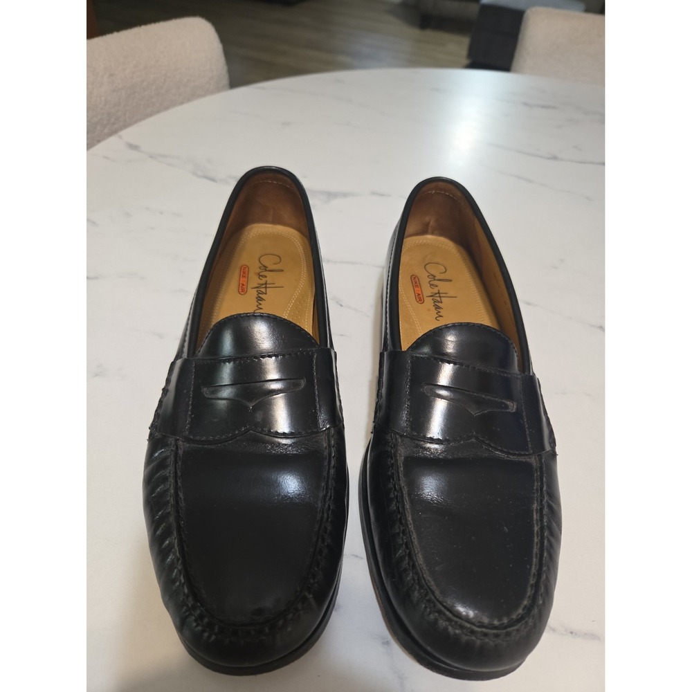 Cole Haan Air Grant Men's Black Leather Penny Loafers Slip On Shoes Size 10 M